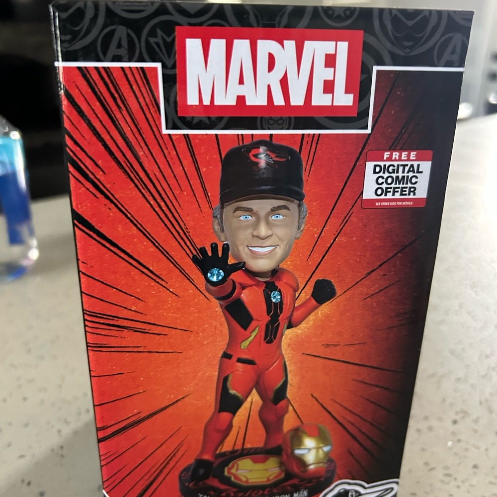 Orioles Cal Ripken jr Marvel iron man 2025 SGA Bobblehead